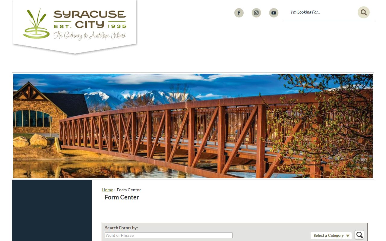 Syracuse Police Department records request form for arrest records