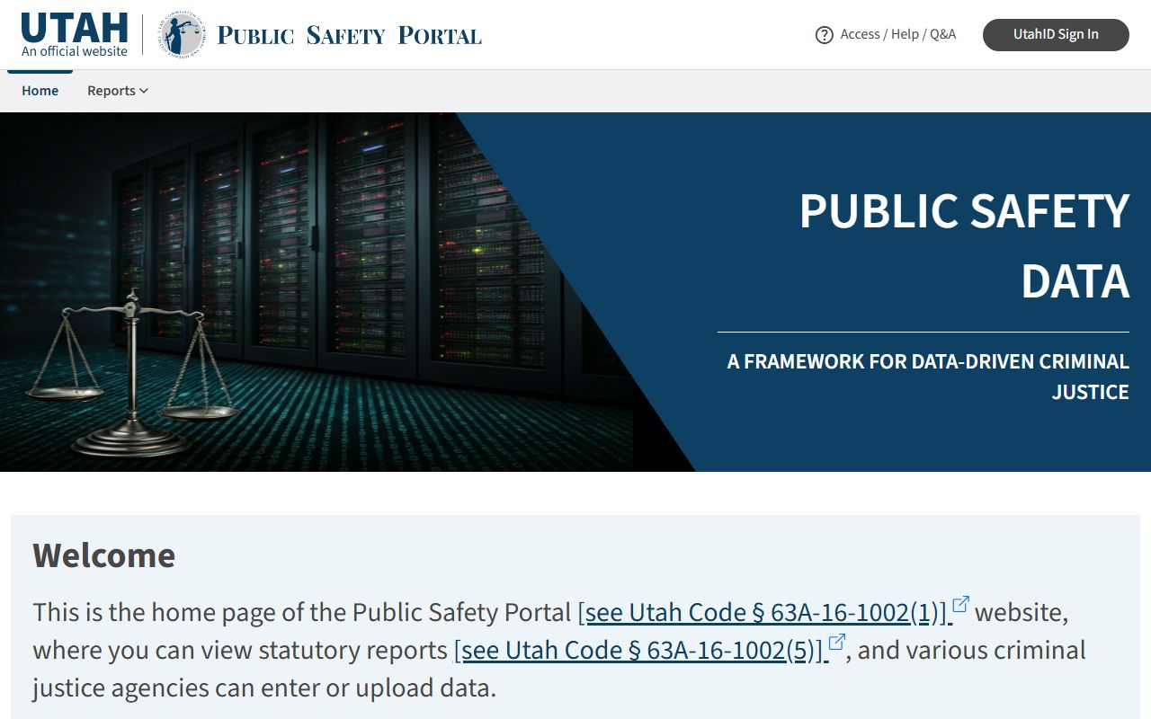 Utah Commission on Criminal and Juvenile Justice arrest data reports